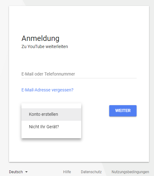 Google Konto anmelden Google Konto anmelden
