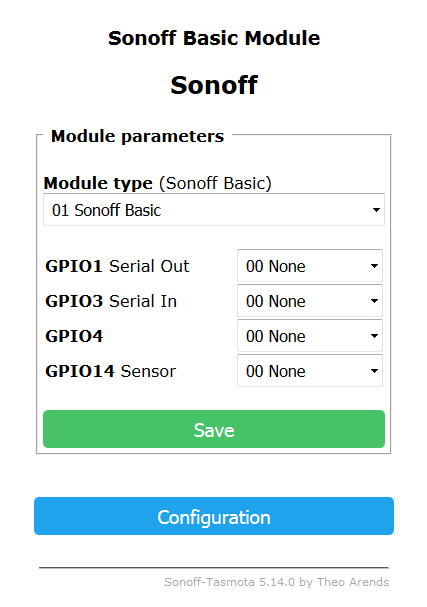 Sonoff Basic Module3