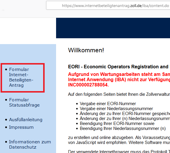 Zollnummer beantragen1.png